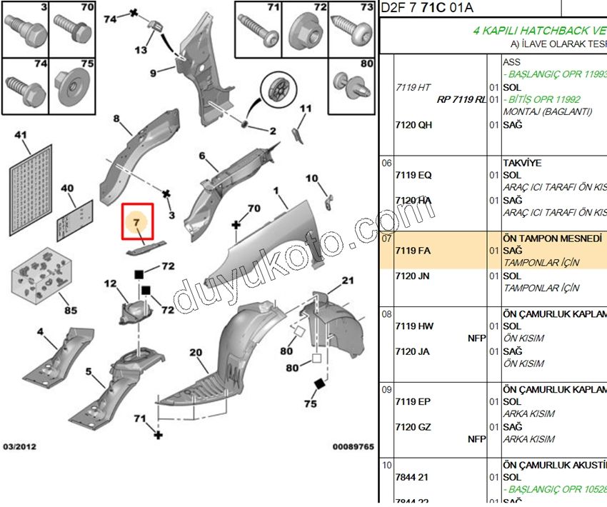 SAC ON SASE UC PARCASI R P407