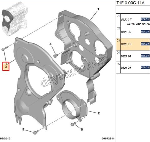 KAPAK EKSANTRIK KAYIS DIS BYK 1.6İ 16V Benzinli