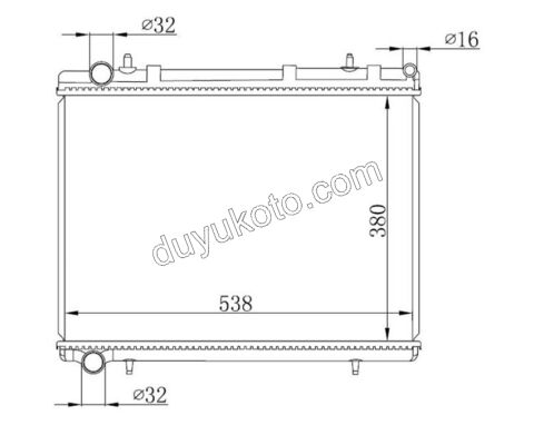 Motor Su Radyatörü P307 1.6HDİ Euro4