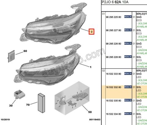 Opel Corsa Far Sol LED 2019/2023