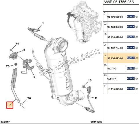 EGR Elektrovana Borusu Çiftli   1.2CC 130HP 2020 Sonrası