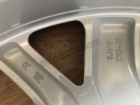 Çelik Jant 19 INC C53 8 J19 CH5-33 KROM + GRI