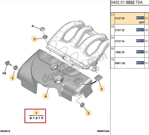 MUHAFAZA MOTOR UST BR1 BR2 DW8