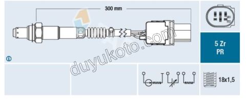 LAMBDA SENSOR UST 1.6VTi 120HP 6PIN