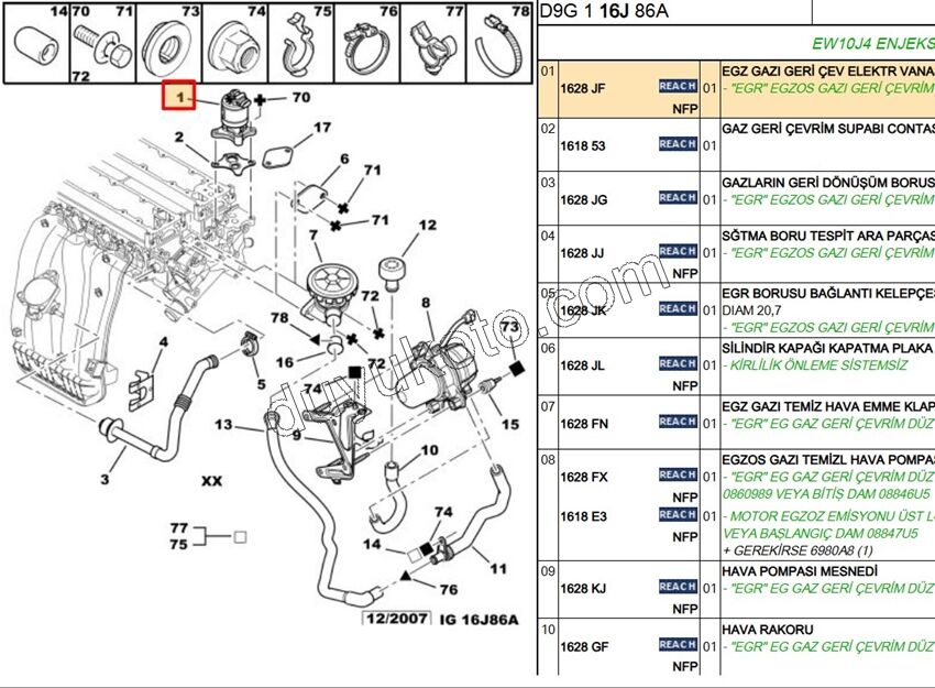 EGR Elektrovana EW10J4 EW7J4