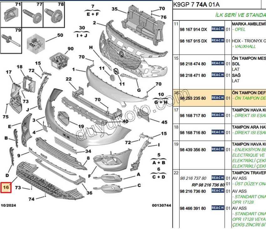 Ön Tampon Deflektörü CMBE