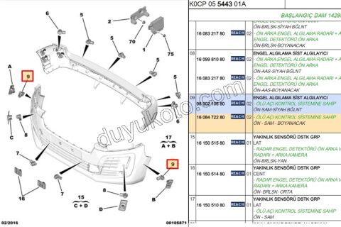 SENSOR PARK YAN KOR+ P5081 P3082 PRT3