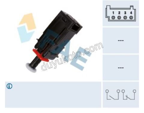 MUSUR FREN PBP FRN GP 4PIN KIRMIZI