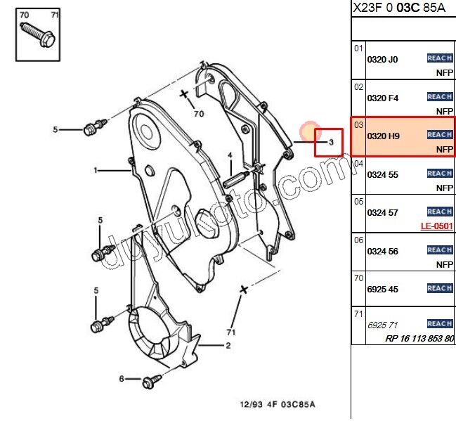 KAPAK EKS KAYIS IC UST BXR1 DJ5