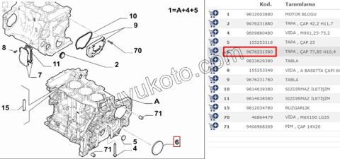 TAPA KAPAK BALANS MIL ARKA EB2