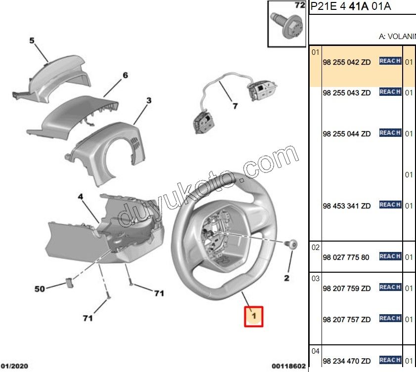 Direksiyon Simidi P2082 SUNGER MEDITASYON