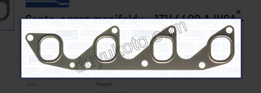 Egzoz Manifold Contası   BXR1 DJ5TED