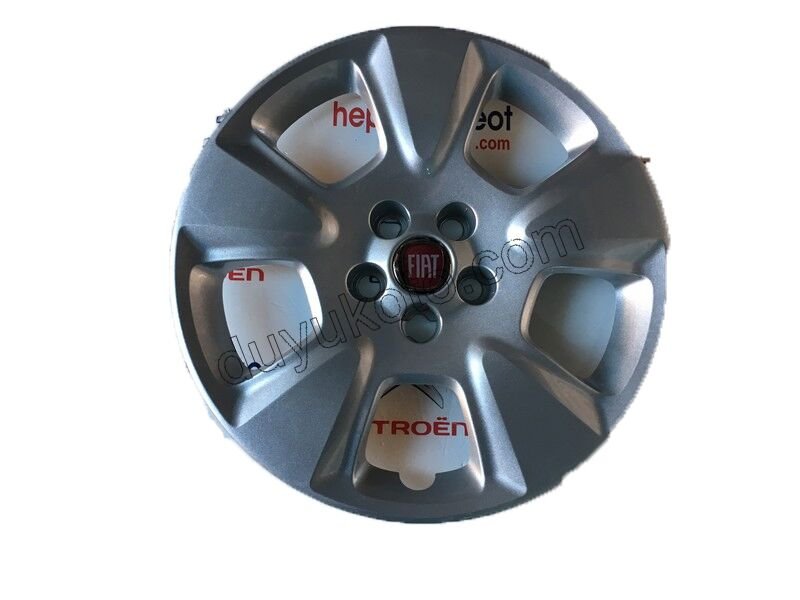 Jant Kapağı 15'inç DB3 5 KOL TICARI KIRMIZI LOGO