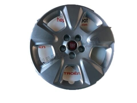 Jant Kapağı 15'inç DB3 5 KOL TICARI KIRMIZI LOGO