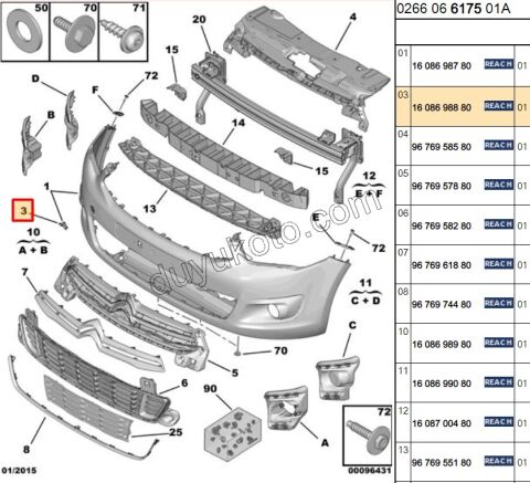 Ön Çeki Demiri Kapağı CELY1