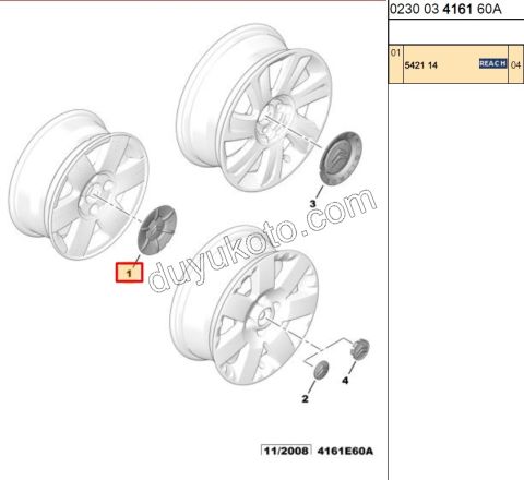 Jant Kapağı CELIK JANT GOBEK C31 C32