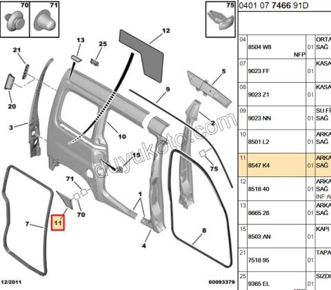 CITA SUS ARKA CAMURLUK KISA R BR1 BR2