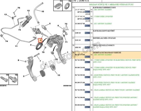 MERKEZ DEBRIYAJ UST P3082 T9