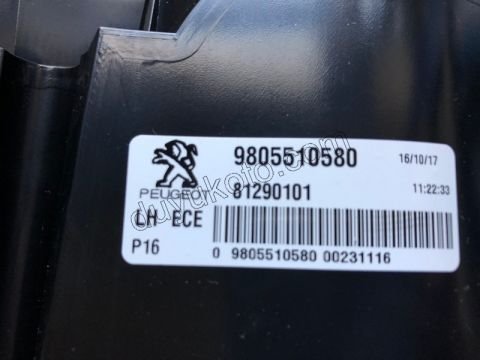 Peugeot 3008 5008 Stop Lambası Sol Dış (Çamurlukta) 2015/2020