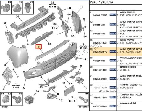 CITA ARKA TAMPON UST P20082 KROM
