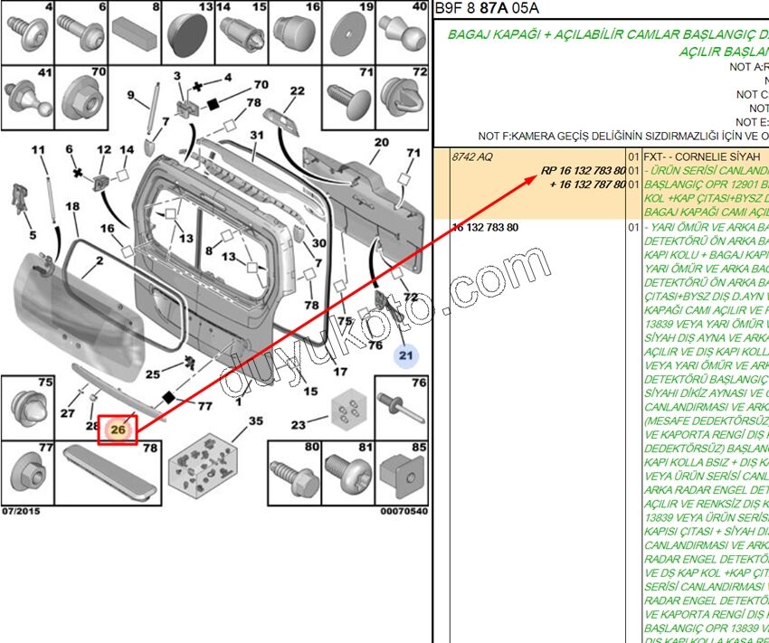 PLAKA UNITESI PRT3 1P