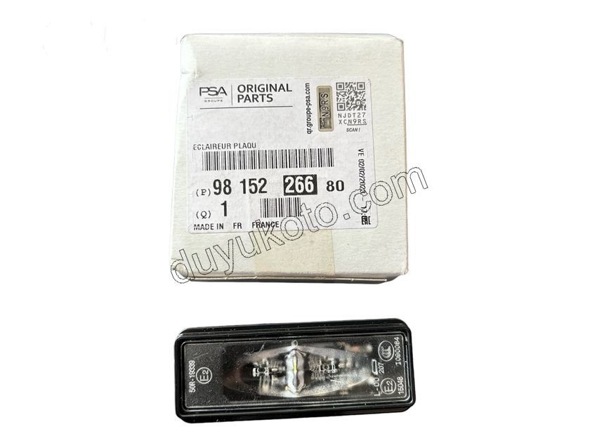 Peugeot 308 408 508 2008 3008 5008 Plaka Lambası (Ledli) 2016/2025