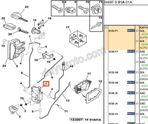 KILIT KAPI IC ON L PRT1 MAN