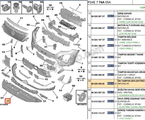 MUHAFAZA ON TAMPON ALT P20082MQ 3LED