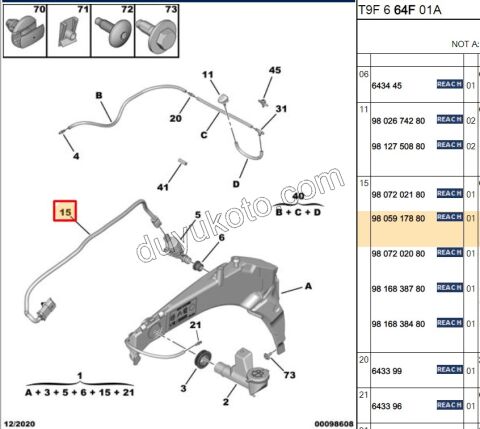 TESISAT KABLO CAM SU P3082 6434.92 6434.75 DEPO
