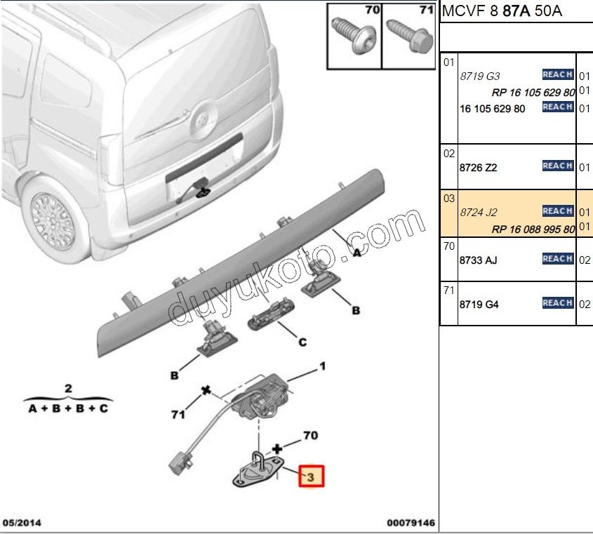 KARSILIK BAGAJ KILIT PBP 1P