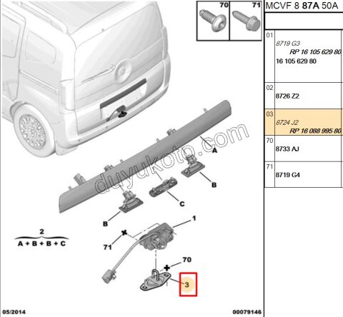 KARSILIK BAGAJ KILIT PBP 1P