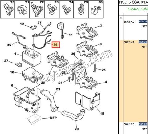 KABLO AKU POZITIF P3062
