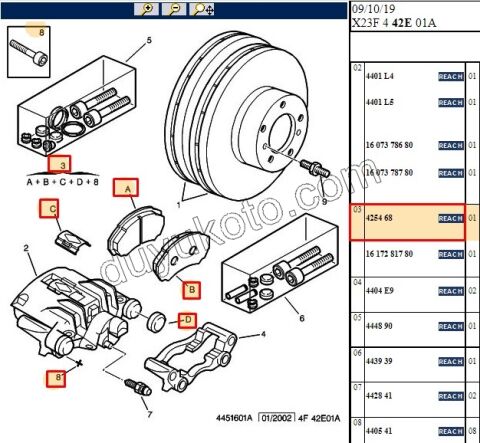 Fren Balatası Arka Tk 18Q BXR2