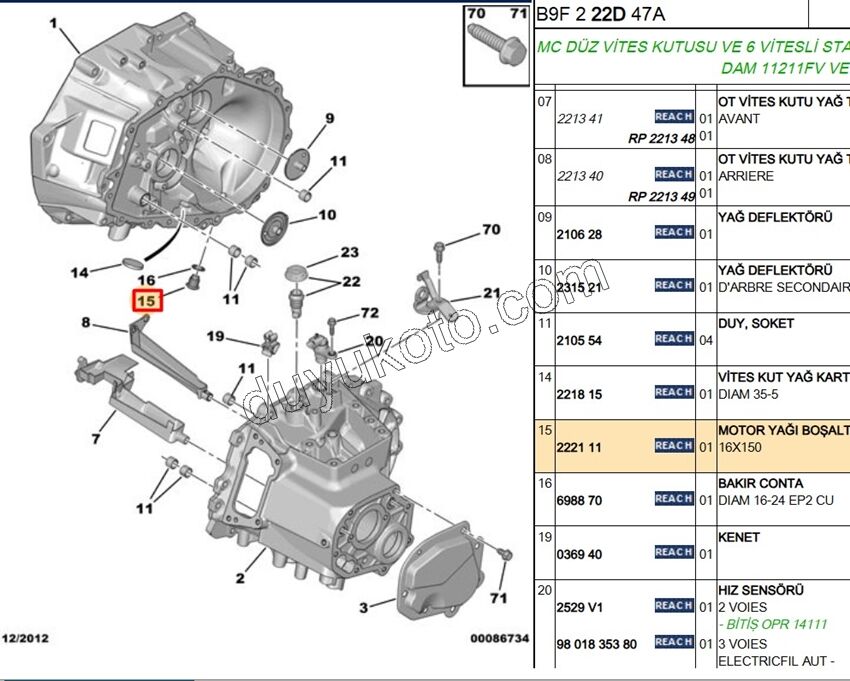 TAPA SANZIMAN YAG BXR3