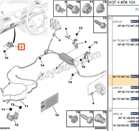 El Freni Kumada Düğmesi P5081