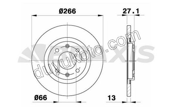 Ön Fren Diski Takım (Düz Tip) PRT1 P301 EB2 C2 C31