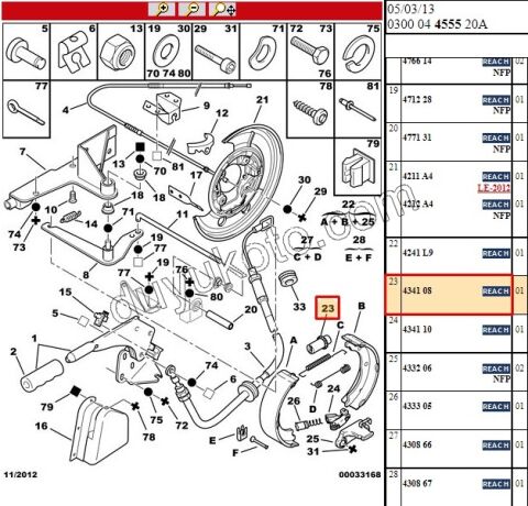 FREN AYAR MEKANIZMA ARKA