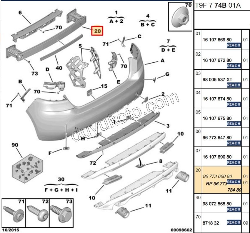 DARBE EMICI ARKA TAMPON P3082