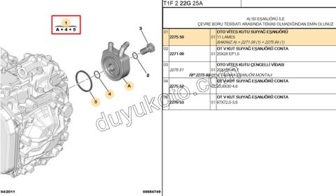 SOGUTUCU YAG AL4 P206 P306 P307 P406 YAMUK BORU INCE
