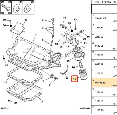 Yağ Filtresi  C25 2.5CC