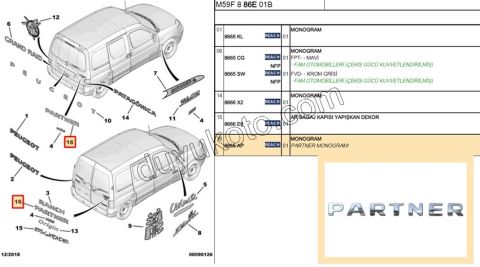 YAZI PARTNER PRT2 KROM