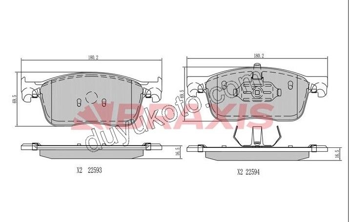 Fren Balatası Ön Tk EXP4