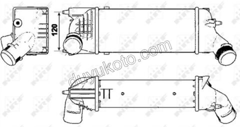RADYATOR TURBO HAVA P407