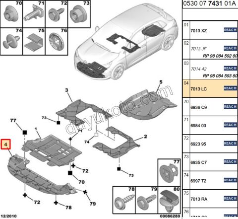 MUHAFAZA ON TAMPON ALT C42 MQ