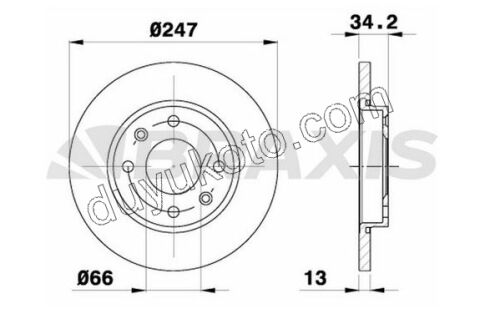 Ön Fren Diski Takım DUZ (KLN) P106 P206 P306 C15