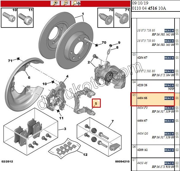 KELEPCE ARKA FREN KALIPE Sağ/Sol P3071