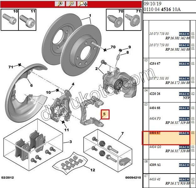 KELEPCE ARKA FREN KALIPER R P3071