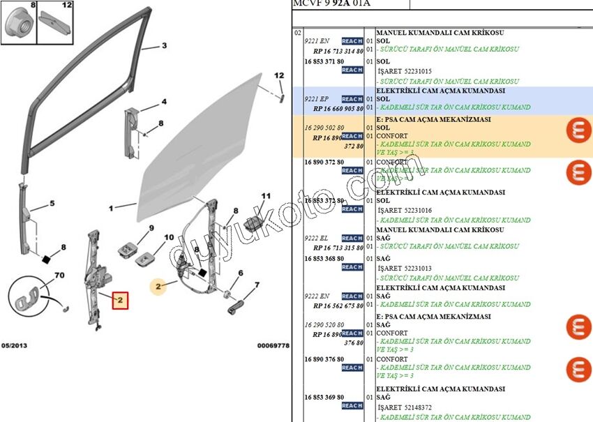 KRIKO CAM ON L PBP ELEK+