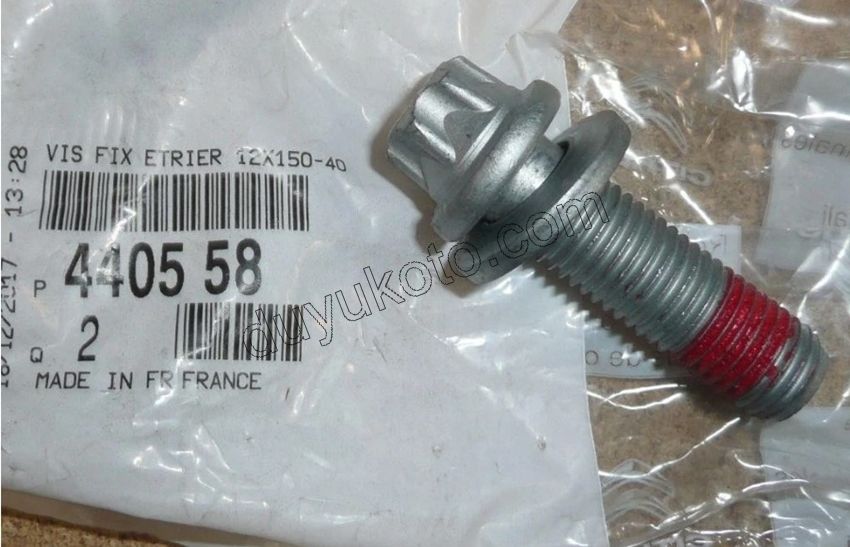 CIVATA ON KALIPER AKSONA SIKILAN 12X150-40