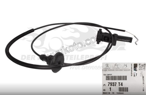 Kaput Açma Kolu ve Teli P206+ PLUS